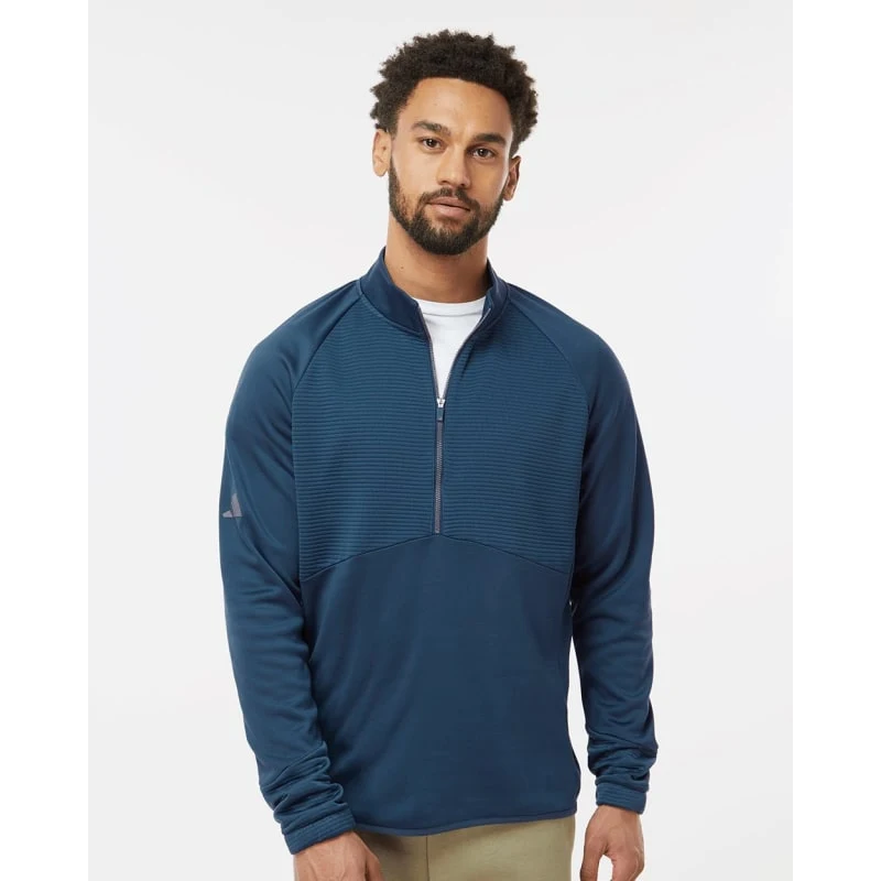 Adidas Men's Performance Quarter-Zip Pullover - A587 1