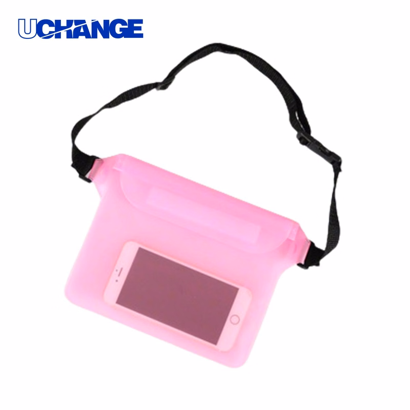 Waterproof Waist Pouch Organizer with Touch Screen Window 8.66 x 7.08 Inches
