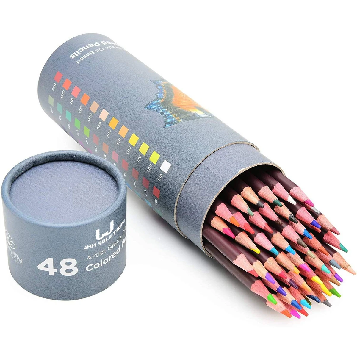 48 Piece Oil-Based Colored Pencils Set 1