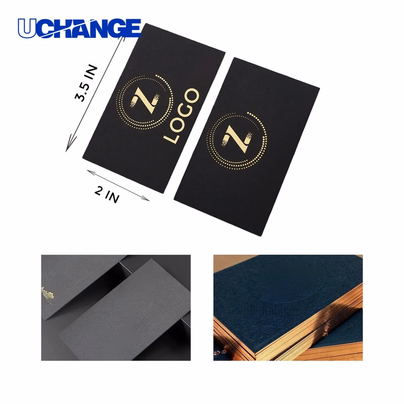 Black Card with Gold Foil Business Card