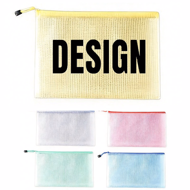 Mesh Waterproof Clear Document Bag