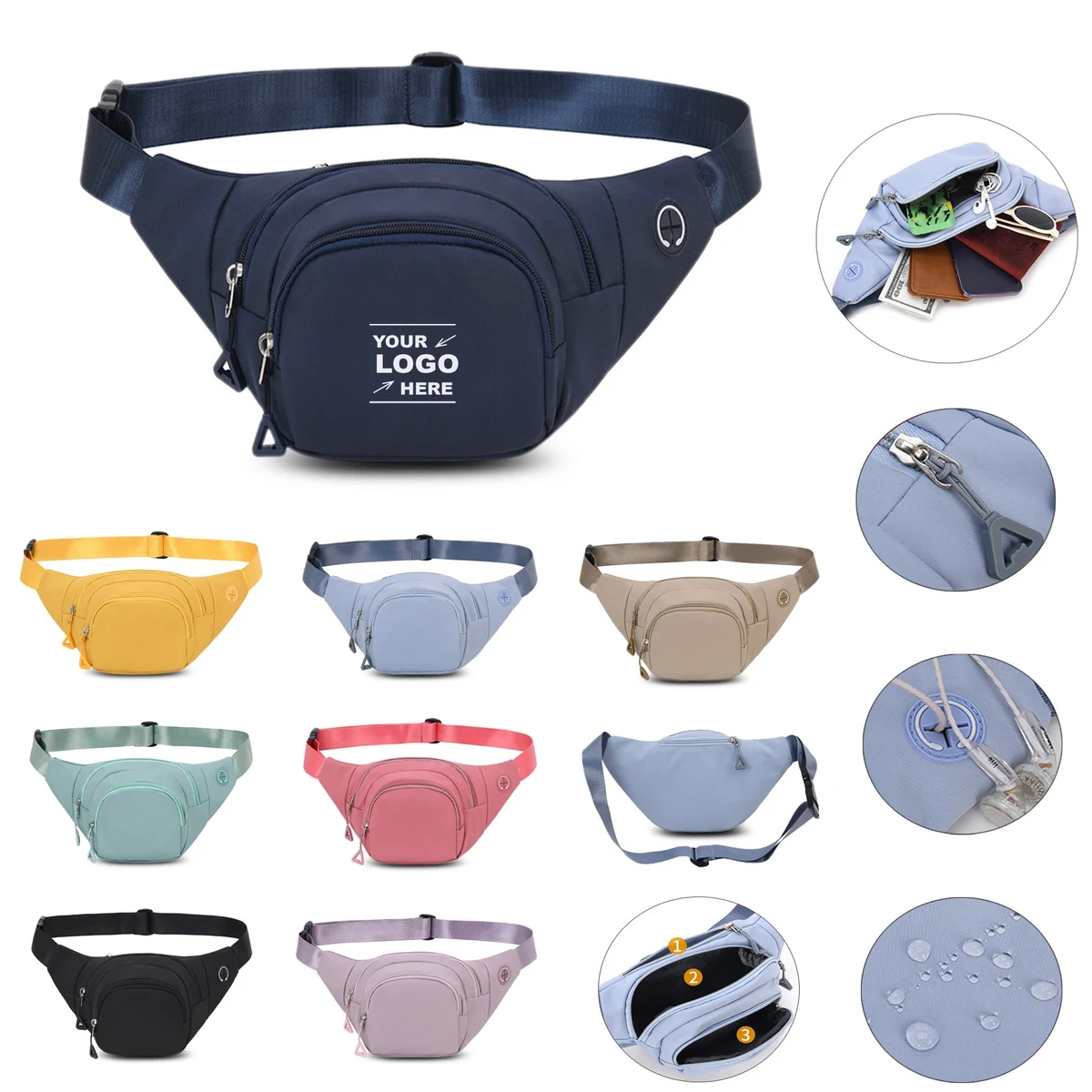 Unisex Shoulder Crossbody Casual Chest Daypack 1
