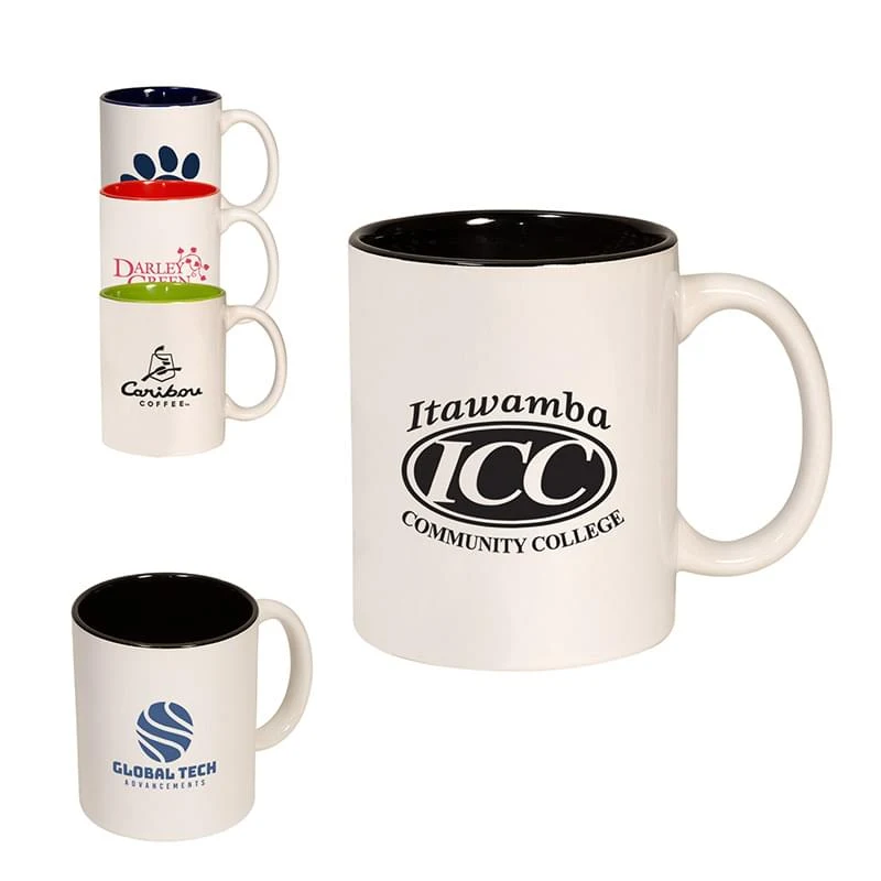 11 oz. Two Tone C-Handle Mug 1