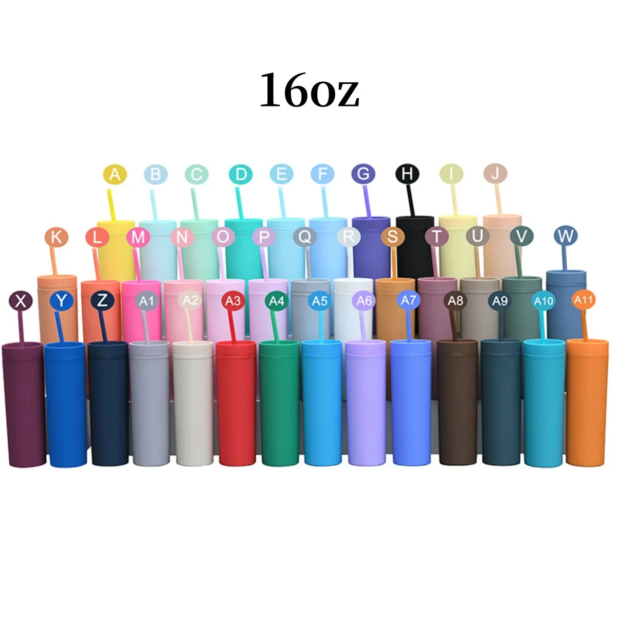16OZ 2-layer Plastic And Custom Simple Rubber Paint Cup 1