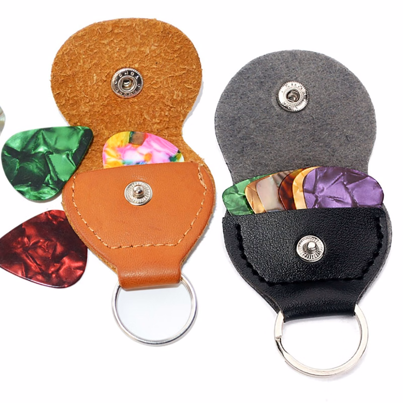3 PCS Guitar Picks And Holder Case Including