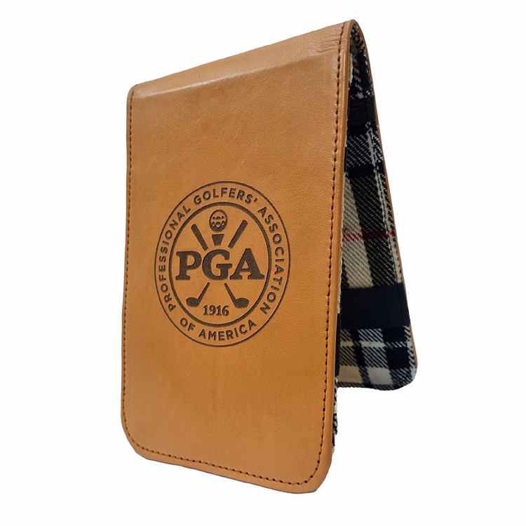 Scorecard/Yardage Book Holder (Vegetable Leather)