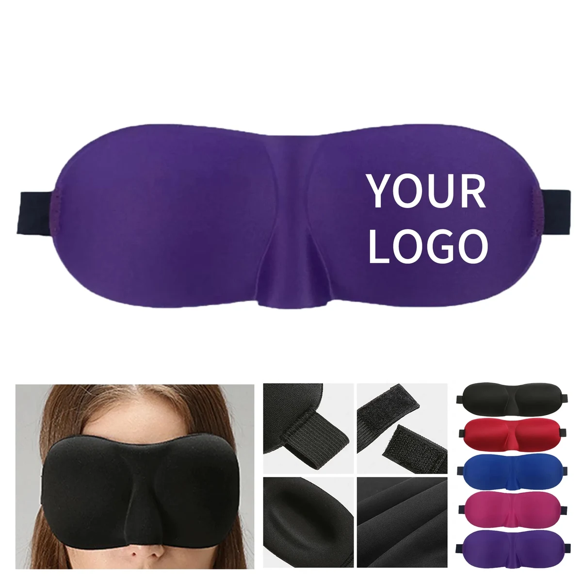 Soft 3D Travel Eye Sleep Mask 1