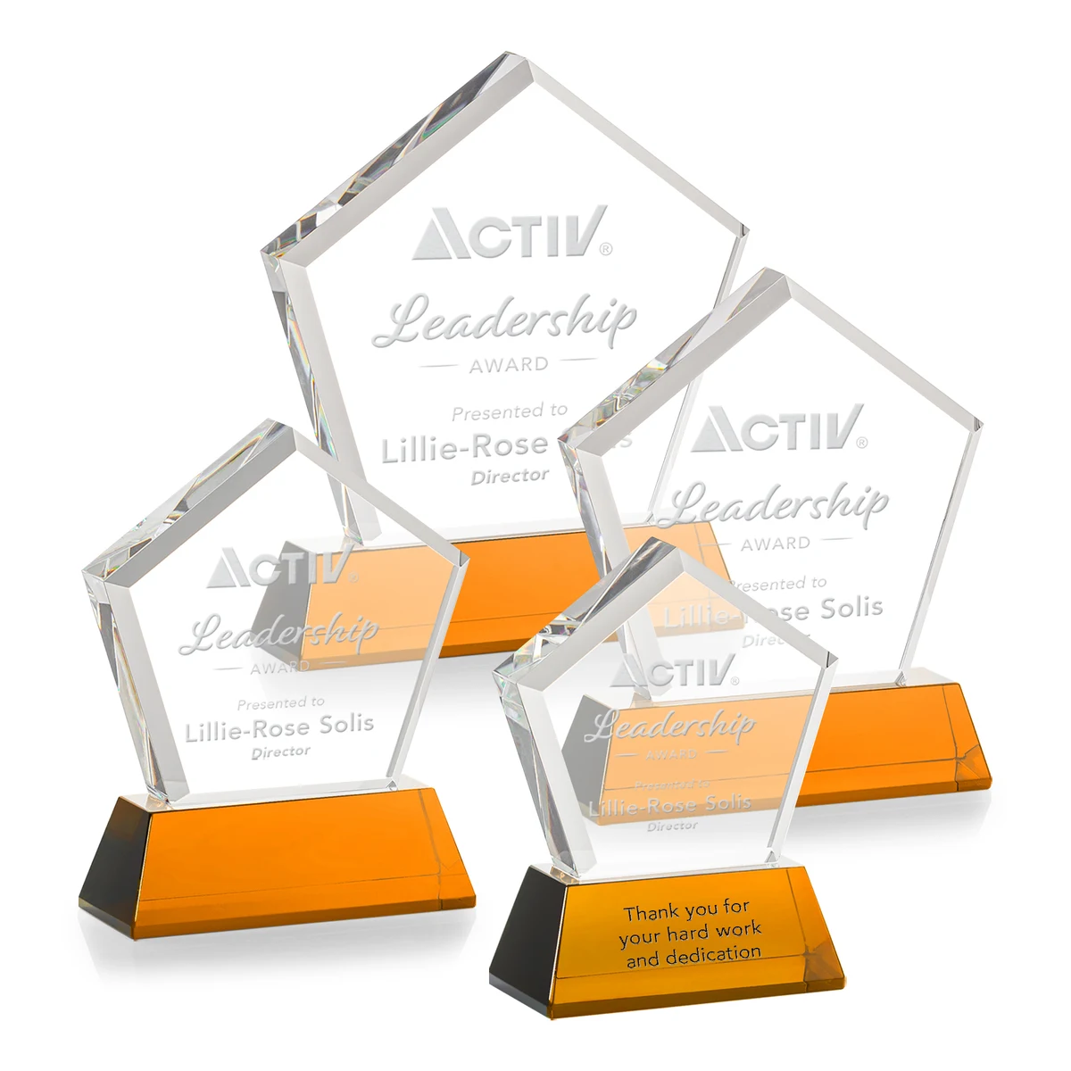 Genosee Award on Base - Amber 1