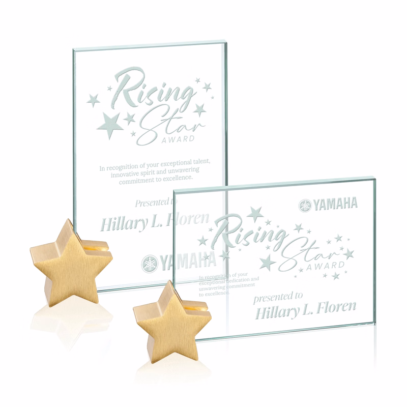 Bermuda Award - Jade/Gold Star