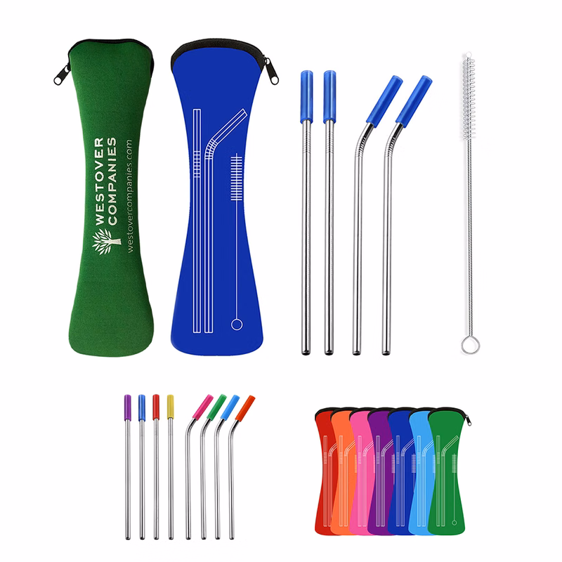 Reuseable Stainless Steel Straw Kit