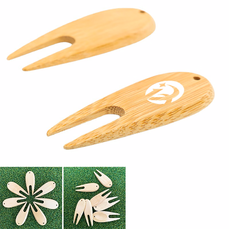 Eco-friendly Bamboo Golf Divot Tool