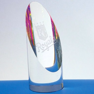 OVAL FACED PRISM REFLECTS COLOR