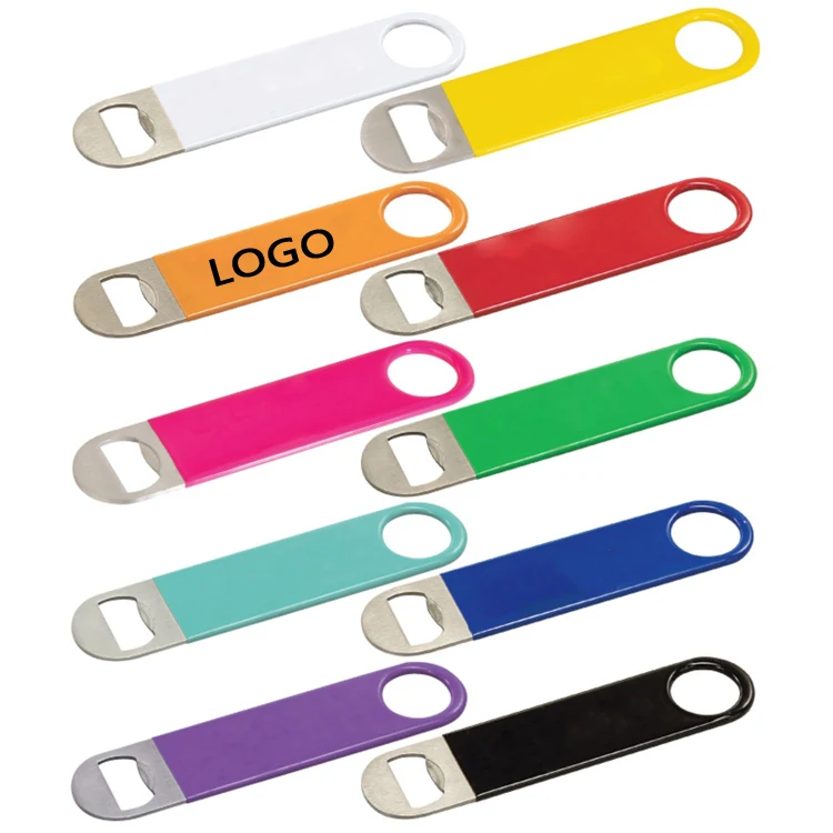 Vinyl Wrapped Paddle Style Bottle Opener 1