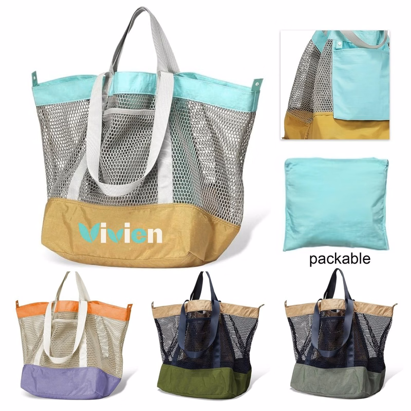 Large Capacity Mesh Shoulder Bag
