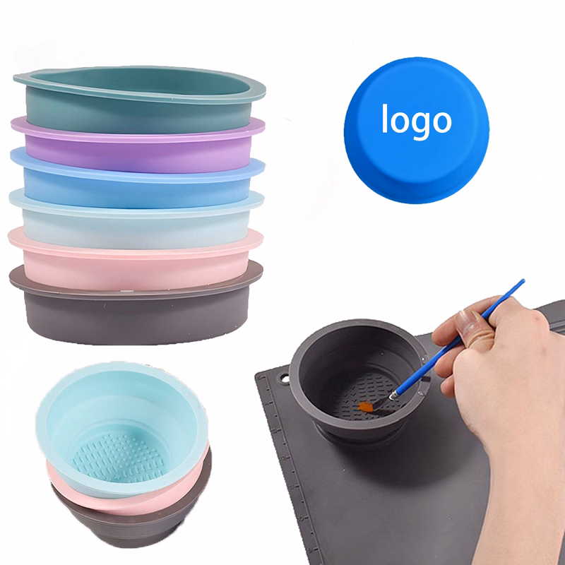 Art Tool Folding Color Cup For Painting MOQ 10pcs