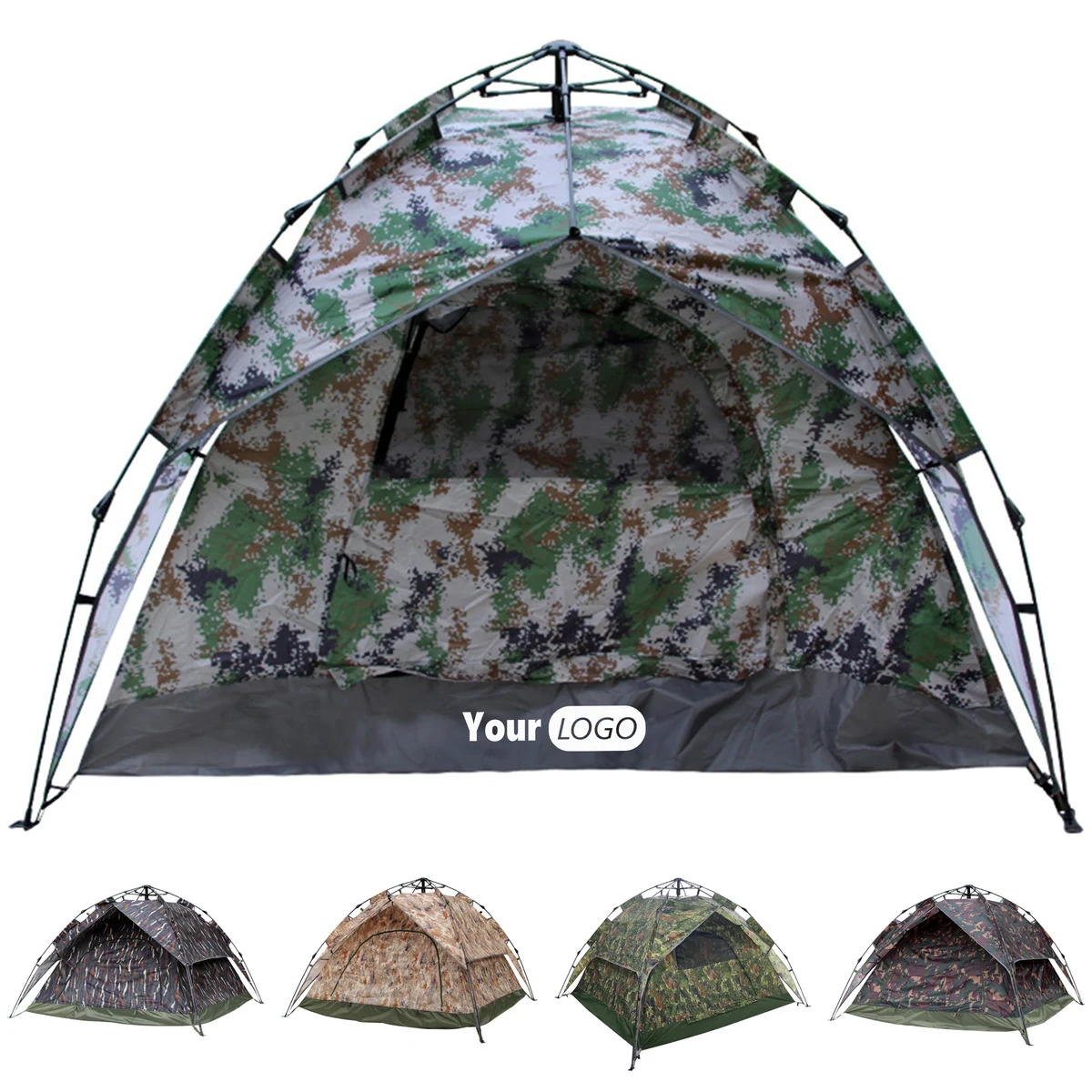 Polyester Outdoor Sunscreen Camping Tent 1