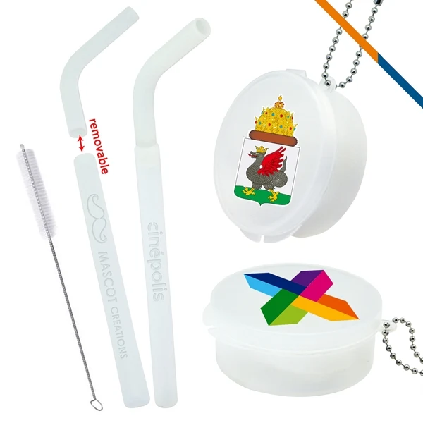 Eternity Silicone Straws for Commutes, Fitness and Travel 1