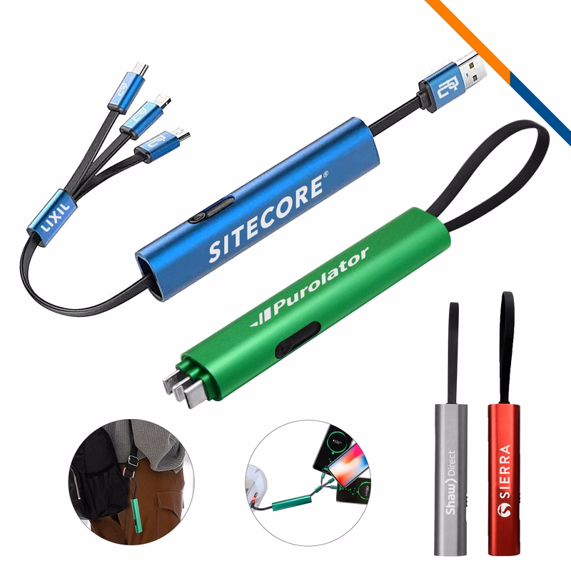 Triggle Retractable 3in1 Charging Cable