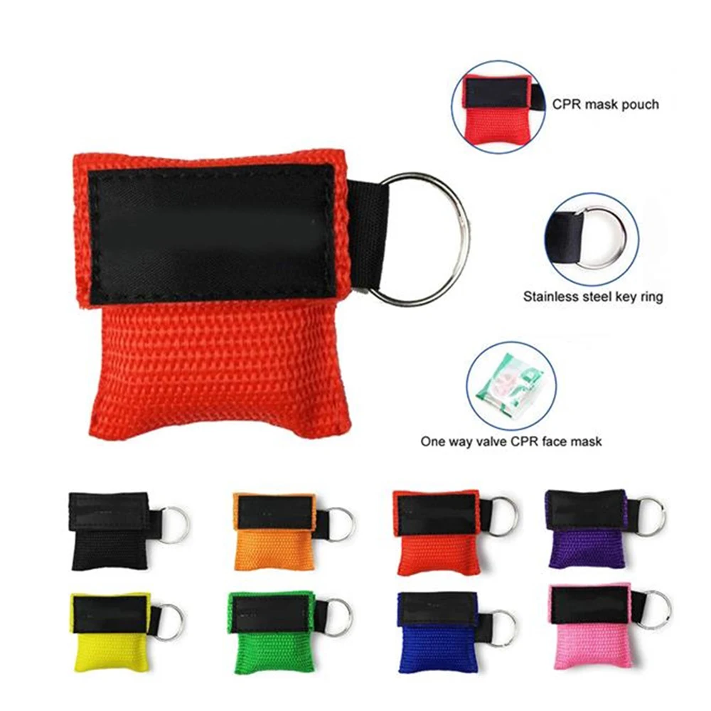Portable Disposable PVC CPR Face Shield Emergency KitLife Ke 1