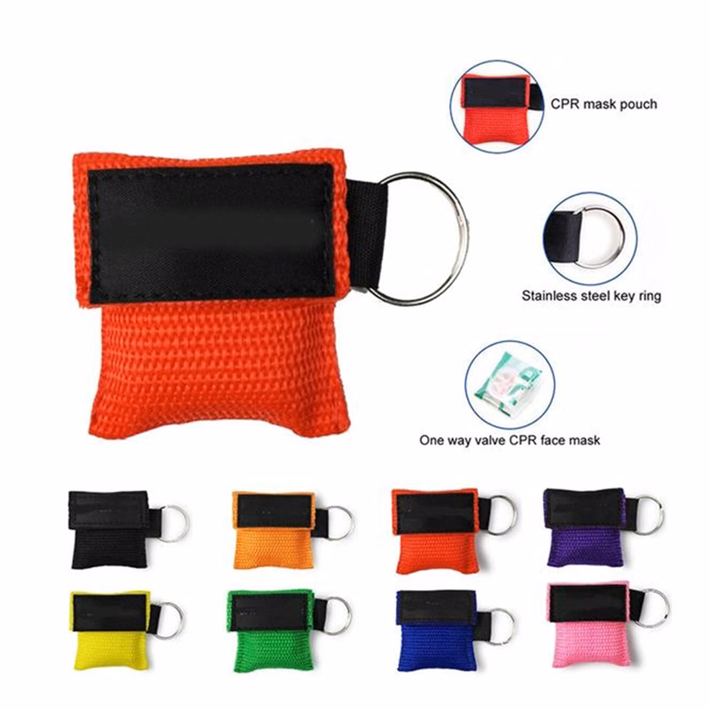 Portable Disposable PVC CPR Face Shield Emergency KitLife Ke