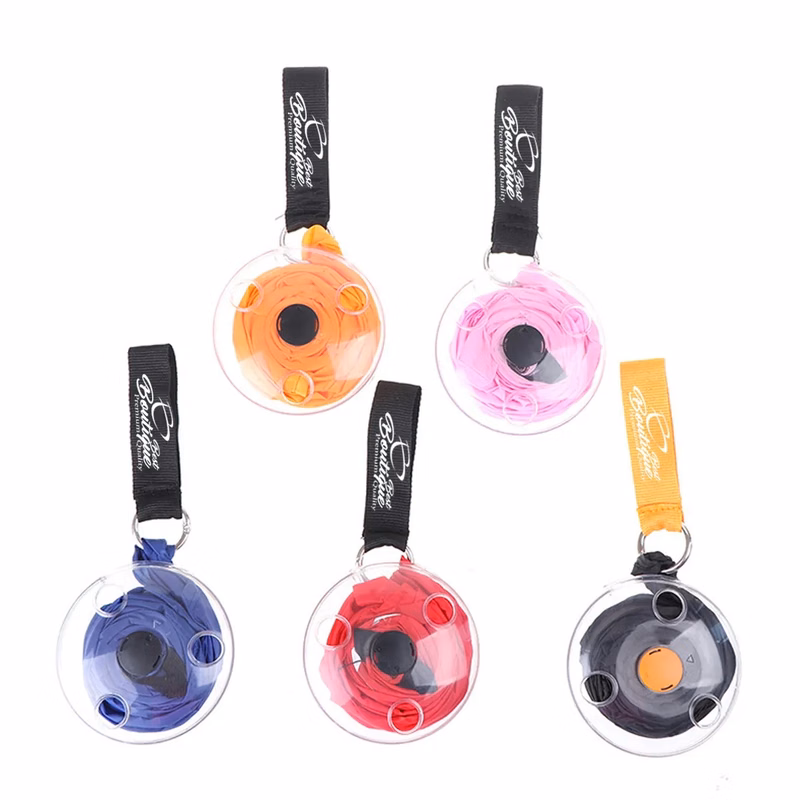 Portable reusable foldable Roll-up shopping crossbody bag