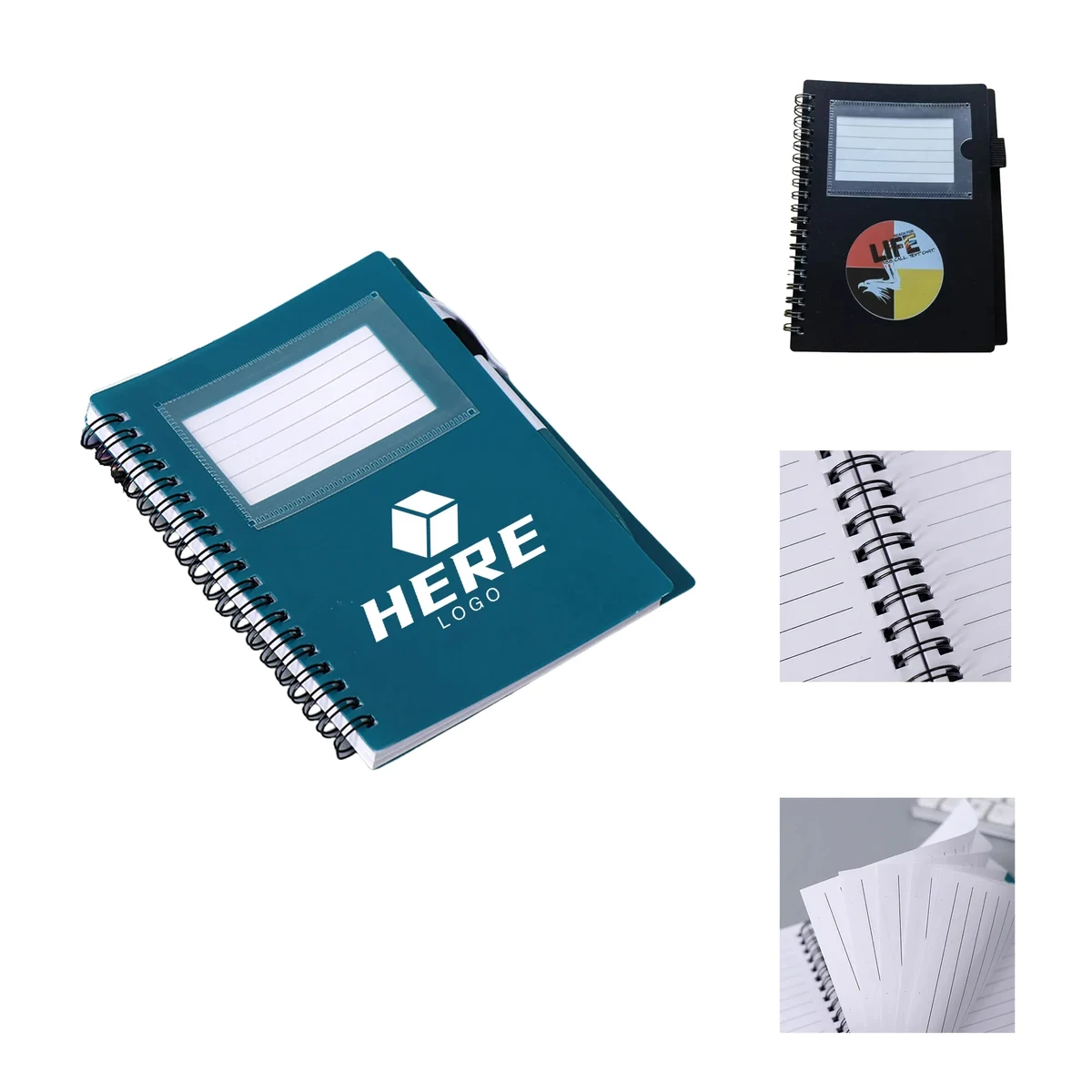 PVC Spiral Office Portable Notebook 1