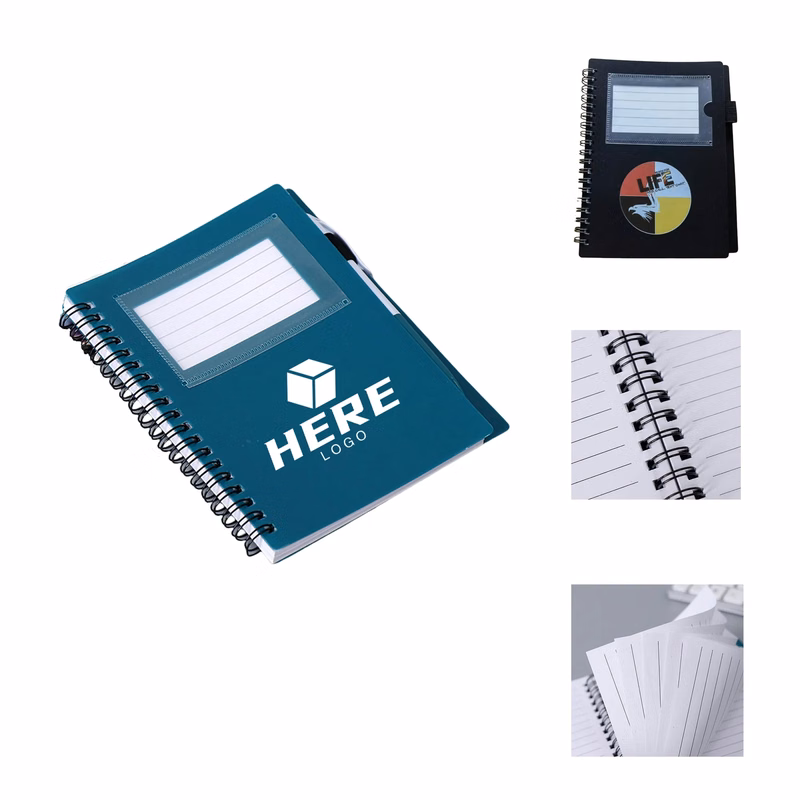 PVC Spiral Office Portable  Notebook