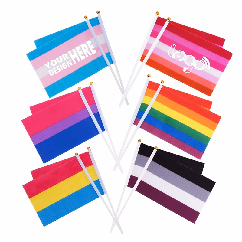Mini Hand Held Stick Flag