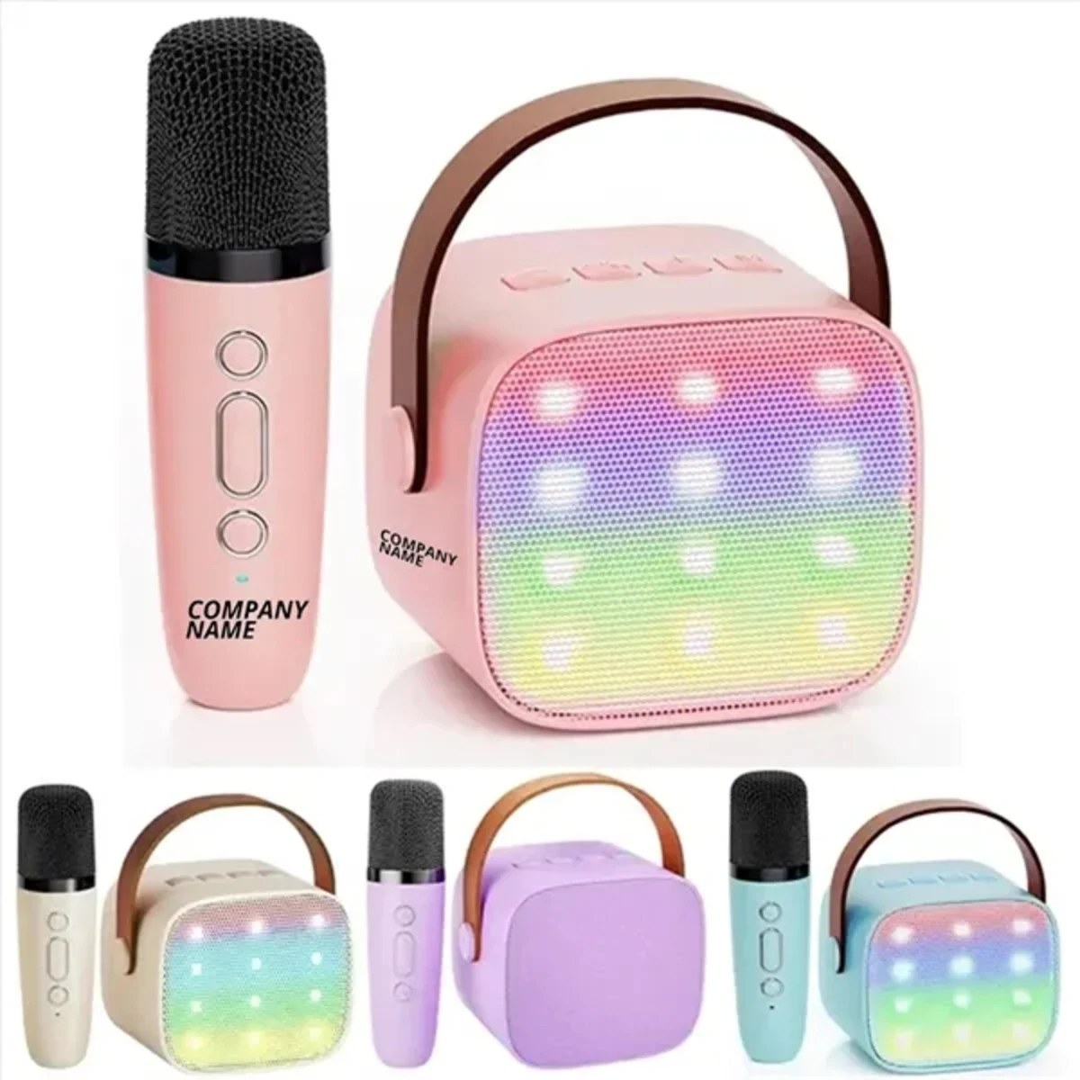 Mini Bluetooth Karaoke Machine with Wireless Mic
1