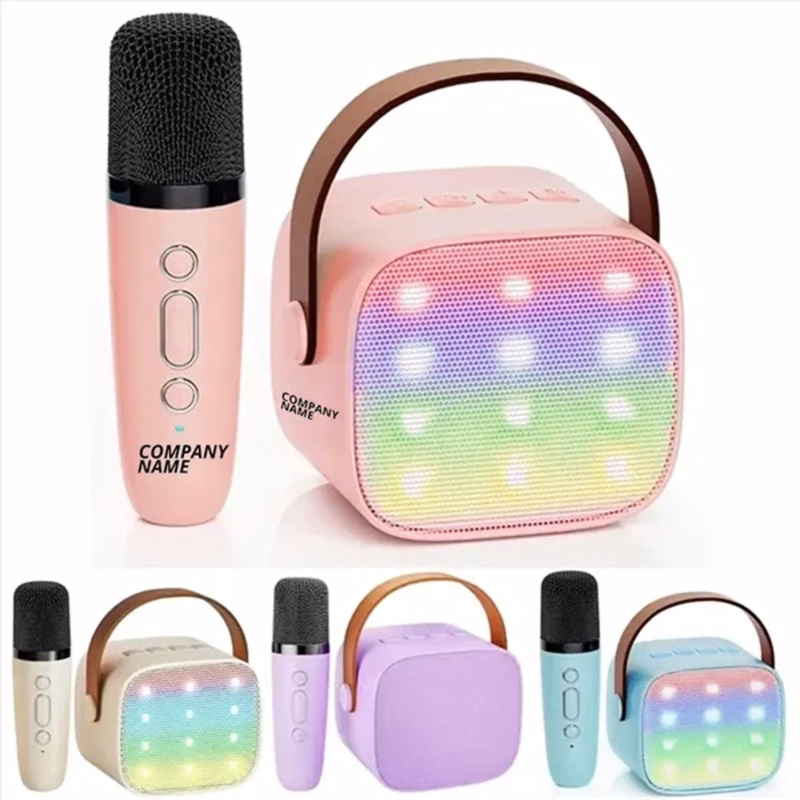Mini Bluetooth Karaoke Machine with Wireless Mic
