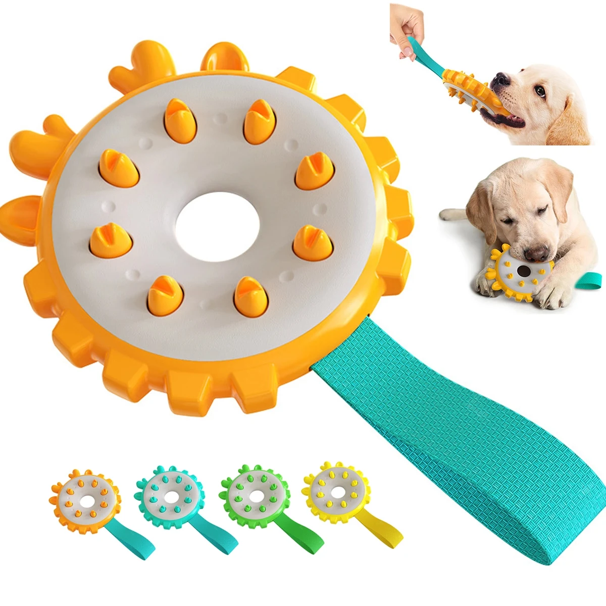 4 In1 Dog Teeth cleaning Toys 1