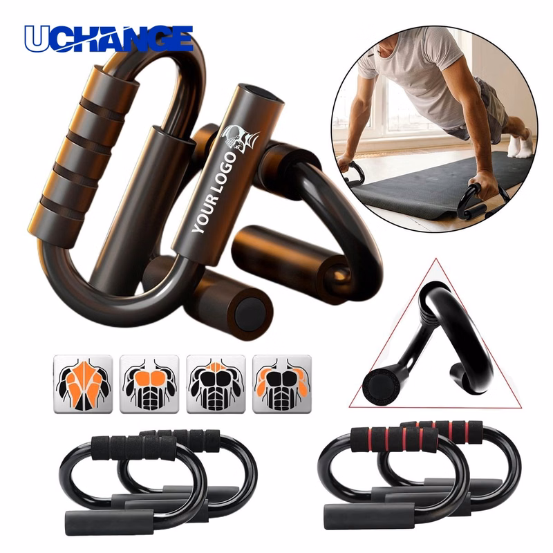 S-Shaped Push-Up Training Bars