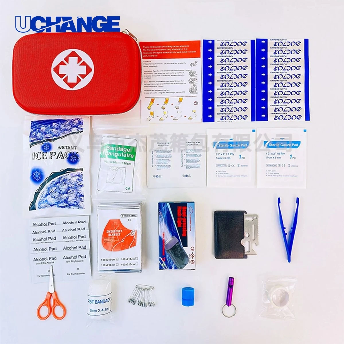 Emergency 18-Piece First Aid Kit Organizer 1