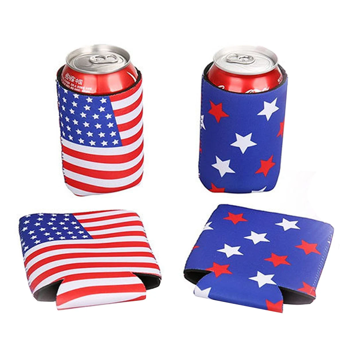 Custom Assorted Collapsible Can Coolers., custom koozie with logo imprint 1