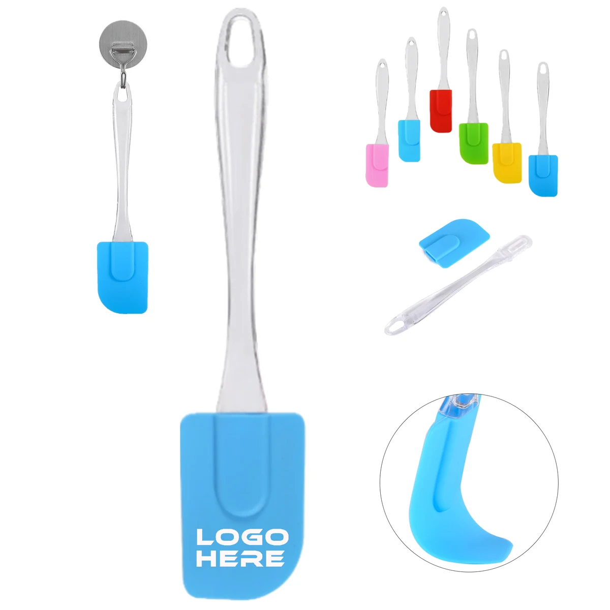 Kitchen Silicone Cake Cream Scraper 1