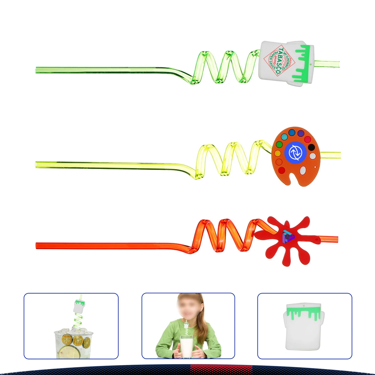 Artist Spiral Straw 1