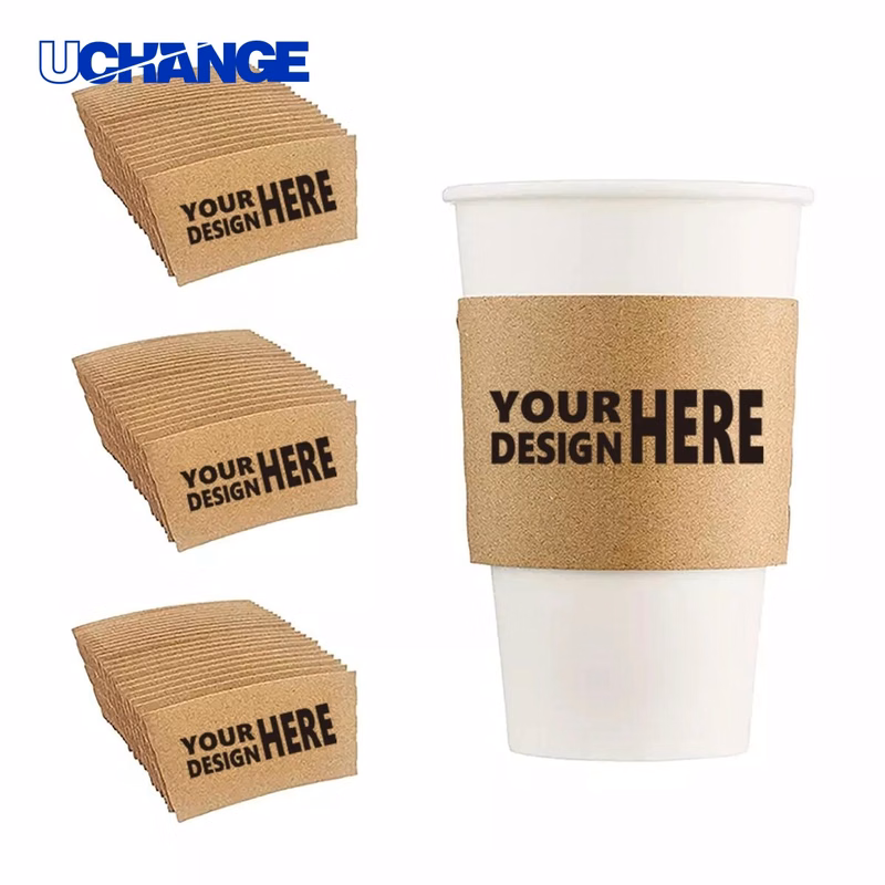 Full Color Corrugated Kraft Paper Cup Sleeve
