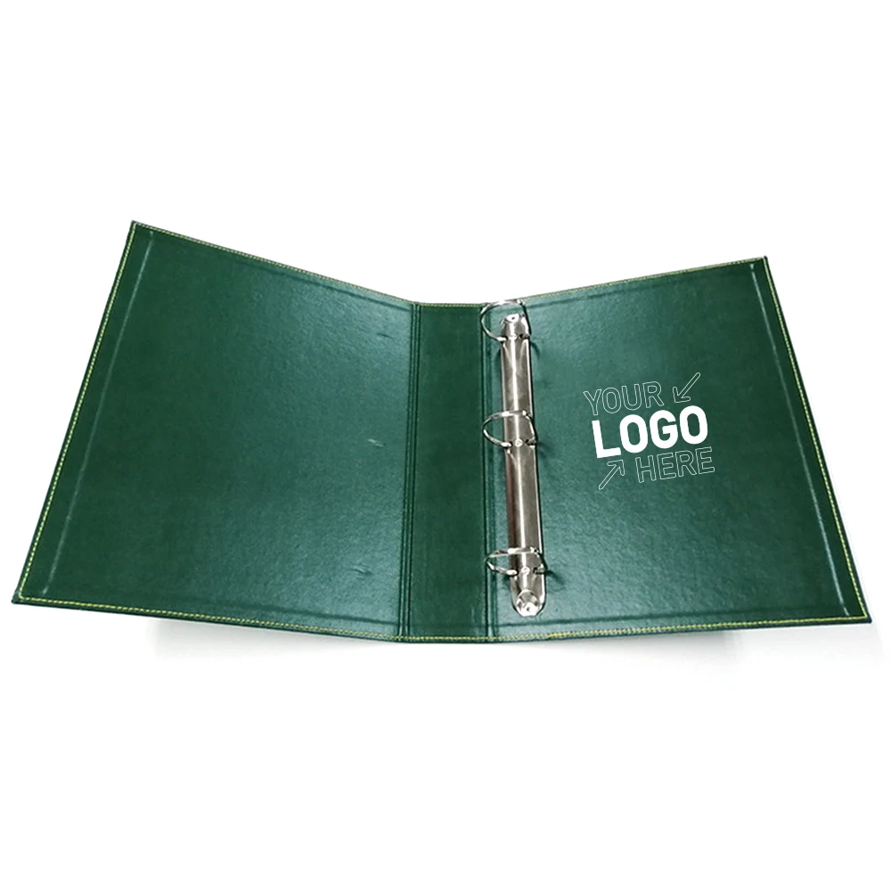 2" Angle D Ring leather Binder 1