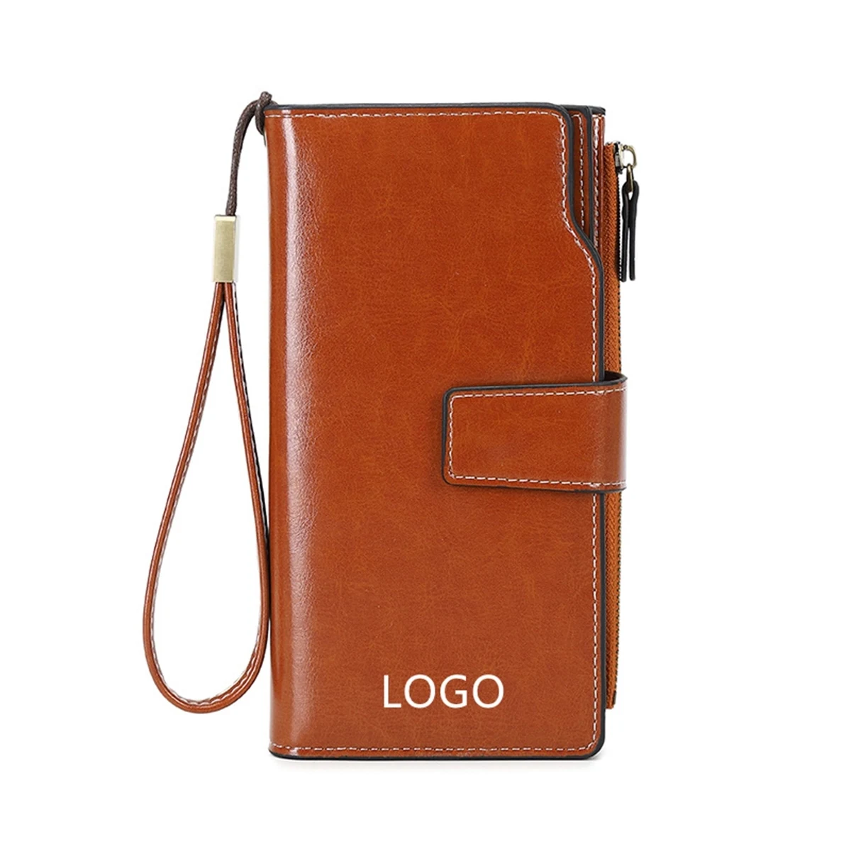 Women'S Rfid Blocking Leather Clutch Wallet 1