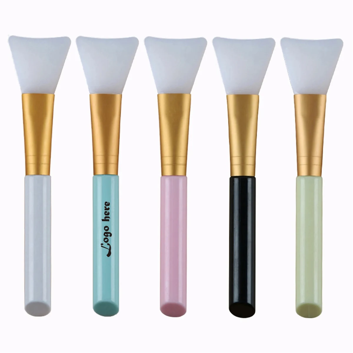 MOQ 10PCS Customize Soft Silicone Facial Mud Applicator Clay 1