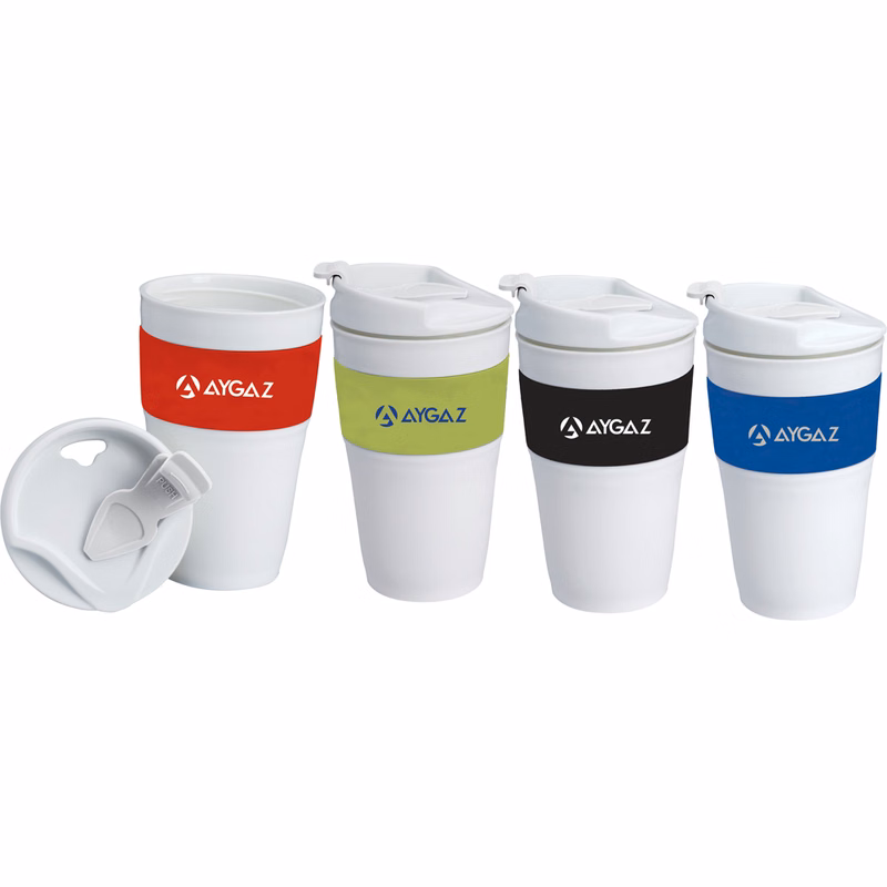 12 Oz. Collapsible Silicone Coffee Mug