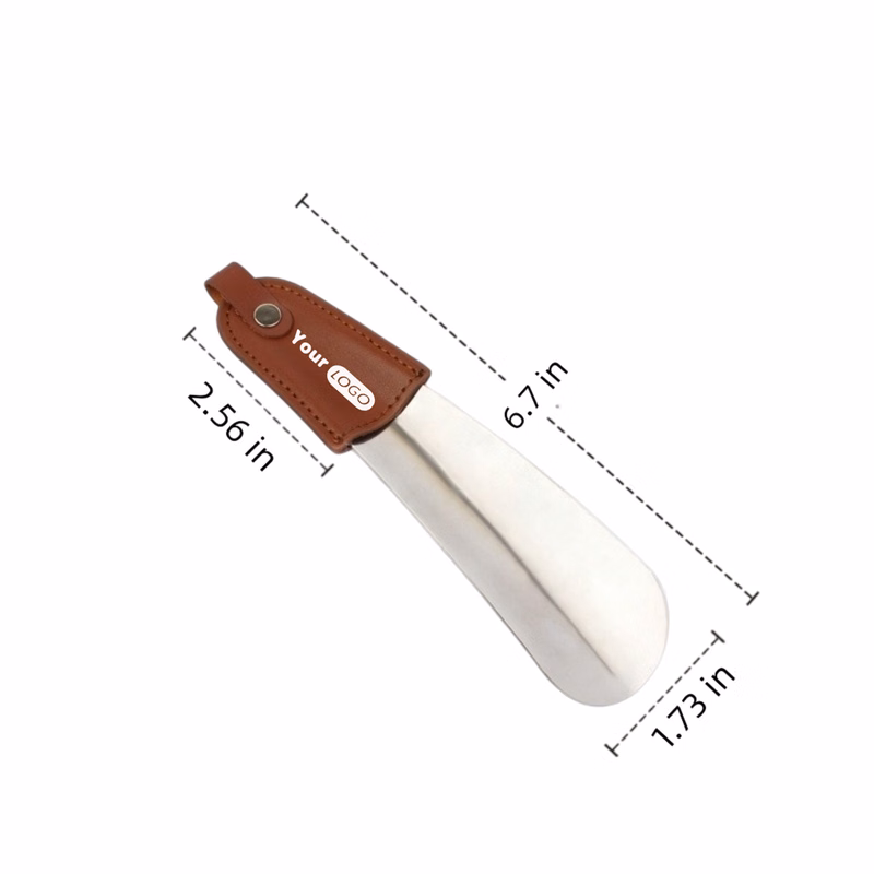 Polished Stainless Steel Shoehorn For Custom Engraved Logo