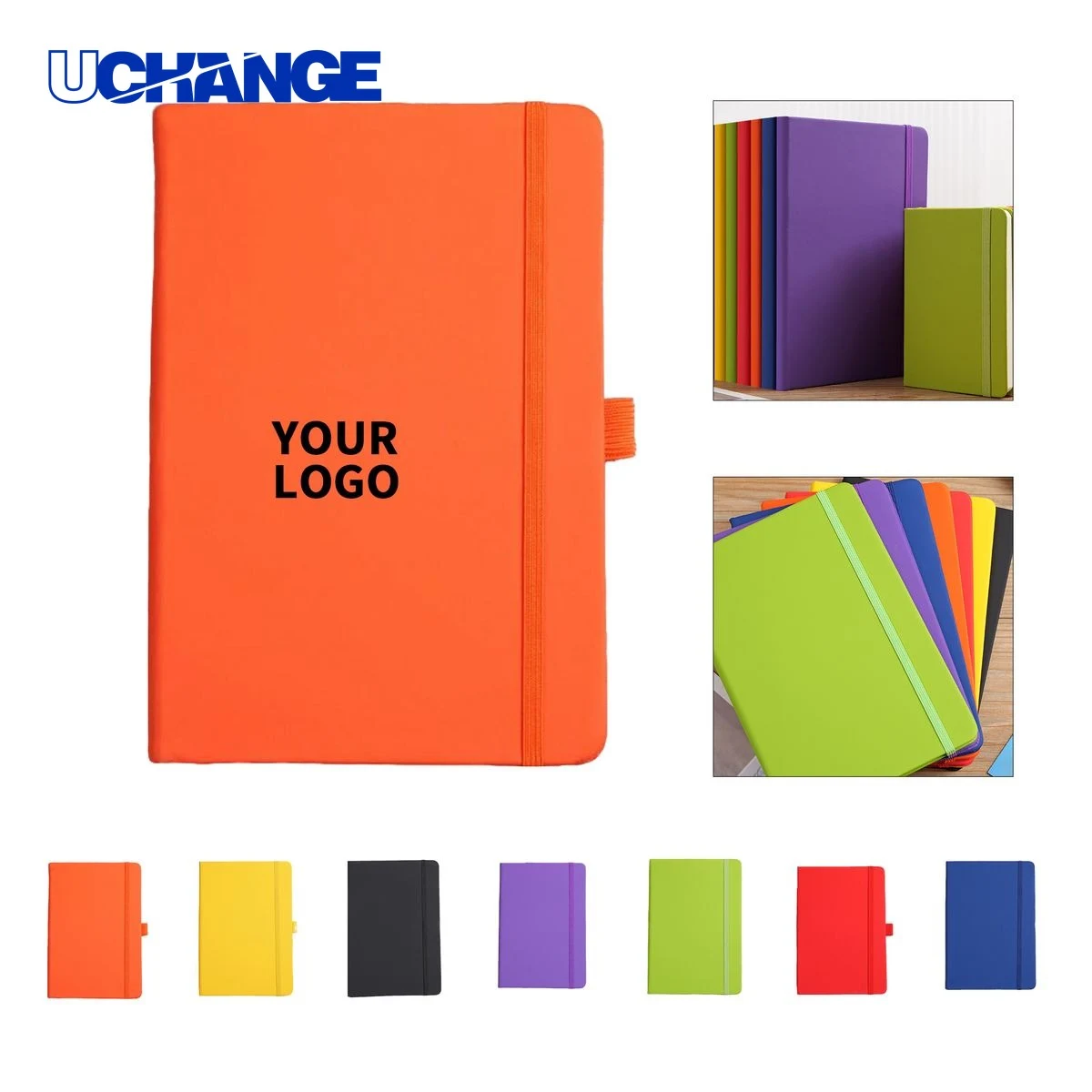 A5 Pu Leather Strap Notebook Journal 200 Page 8.3" By 5.8" 1