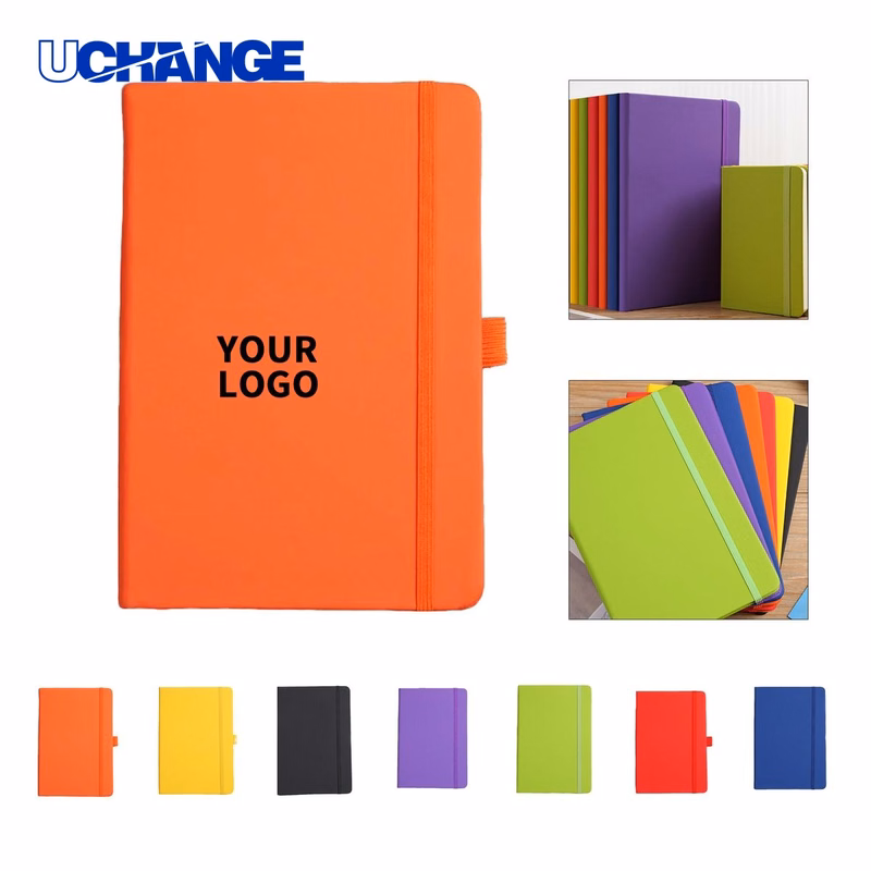 A5 Pu Leather Strap Notebook Journal 200 Page 8.3" By 5.8"