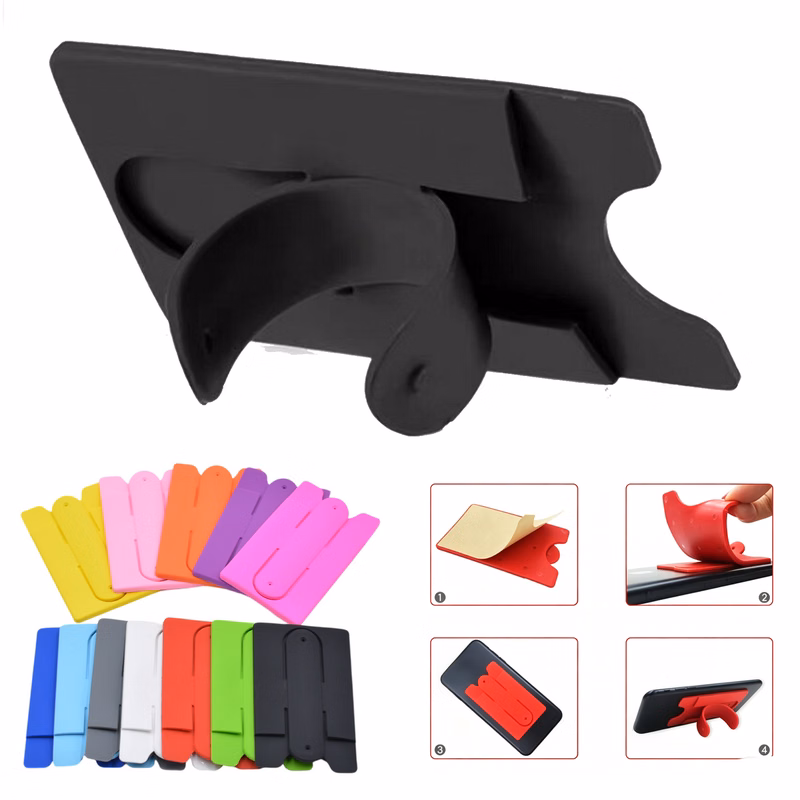 2-in-1 Silicone Cell Phone Wallet And Kickstand