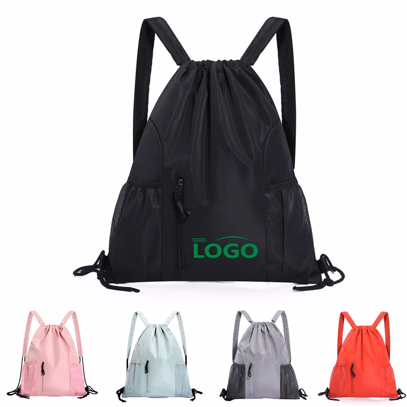 Lightweight Nylon Drawstring Backpack