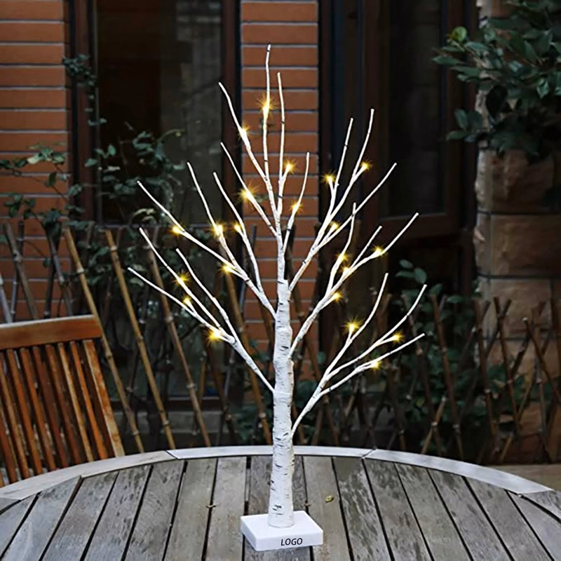 Led Battery Birch Tree