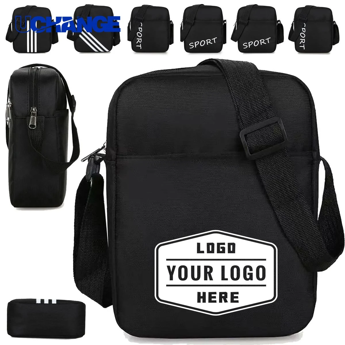 Waterproof Nylon Small Shoulder Crossbody Bag Organizer 1