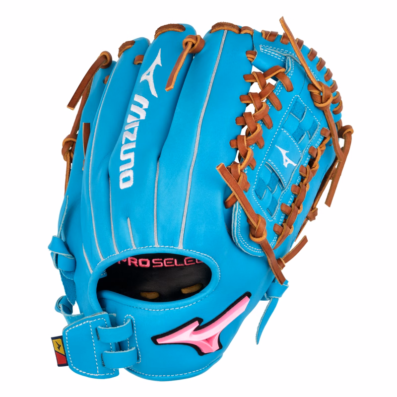 GPSF-13D Pro Select FP, Premium Infielder Fastpitch Glove, 12", Deep Pocket, Tartan Shock Web, Sky