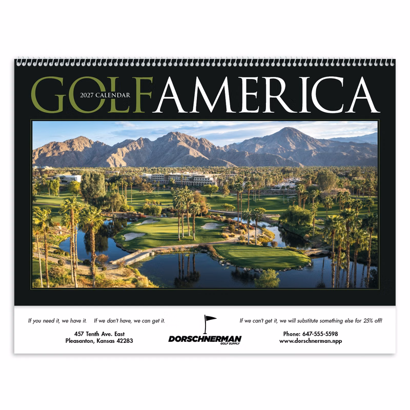 Triumph® Calendars Golf America Calendar